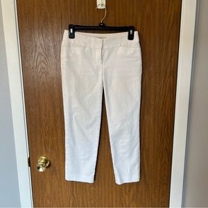 ⭐️DONATING BY 3/1 ⭐️ Loft white cropped trousers